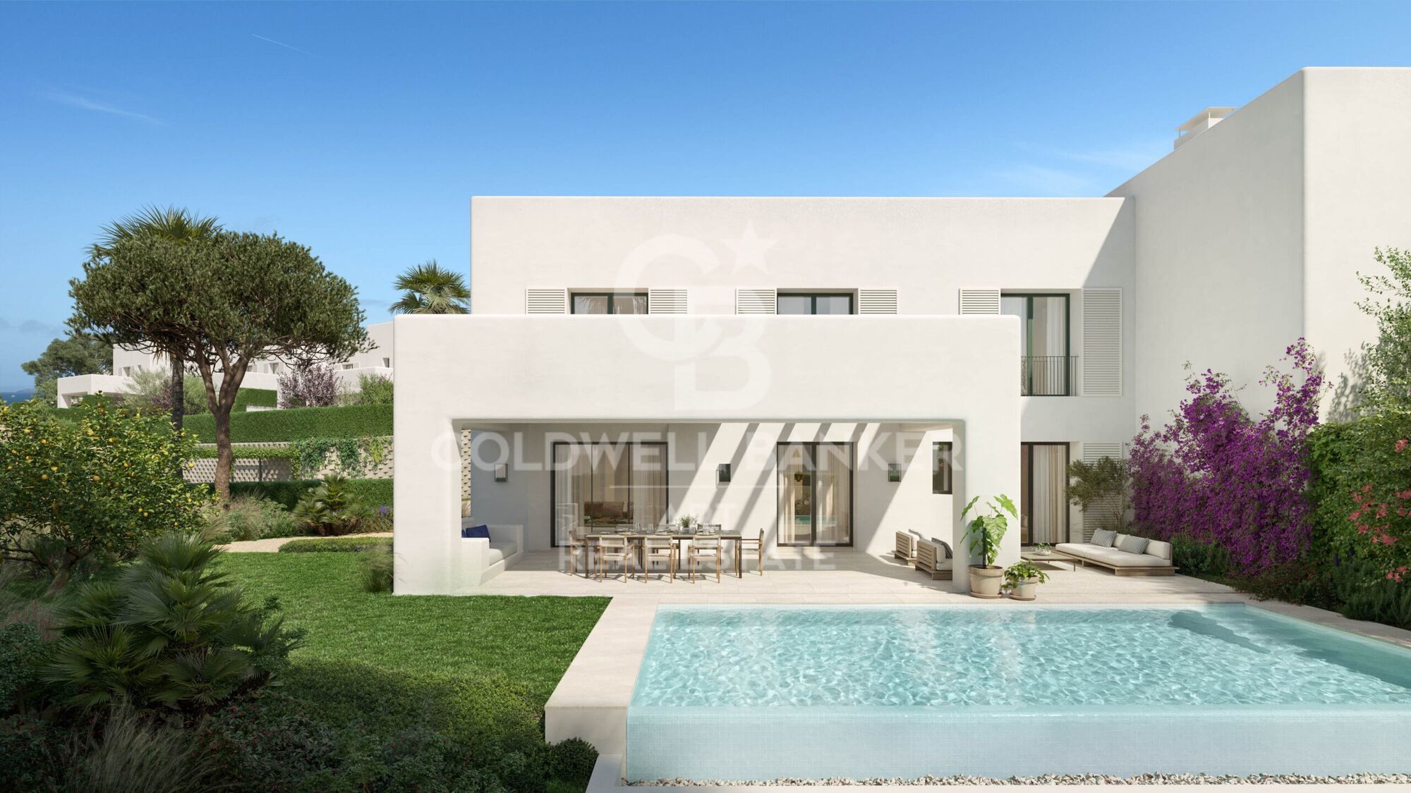Architecture contemporaine Maisons de ville de 3 chambres à Sotogrande Alto