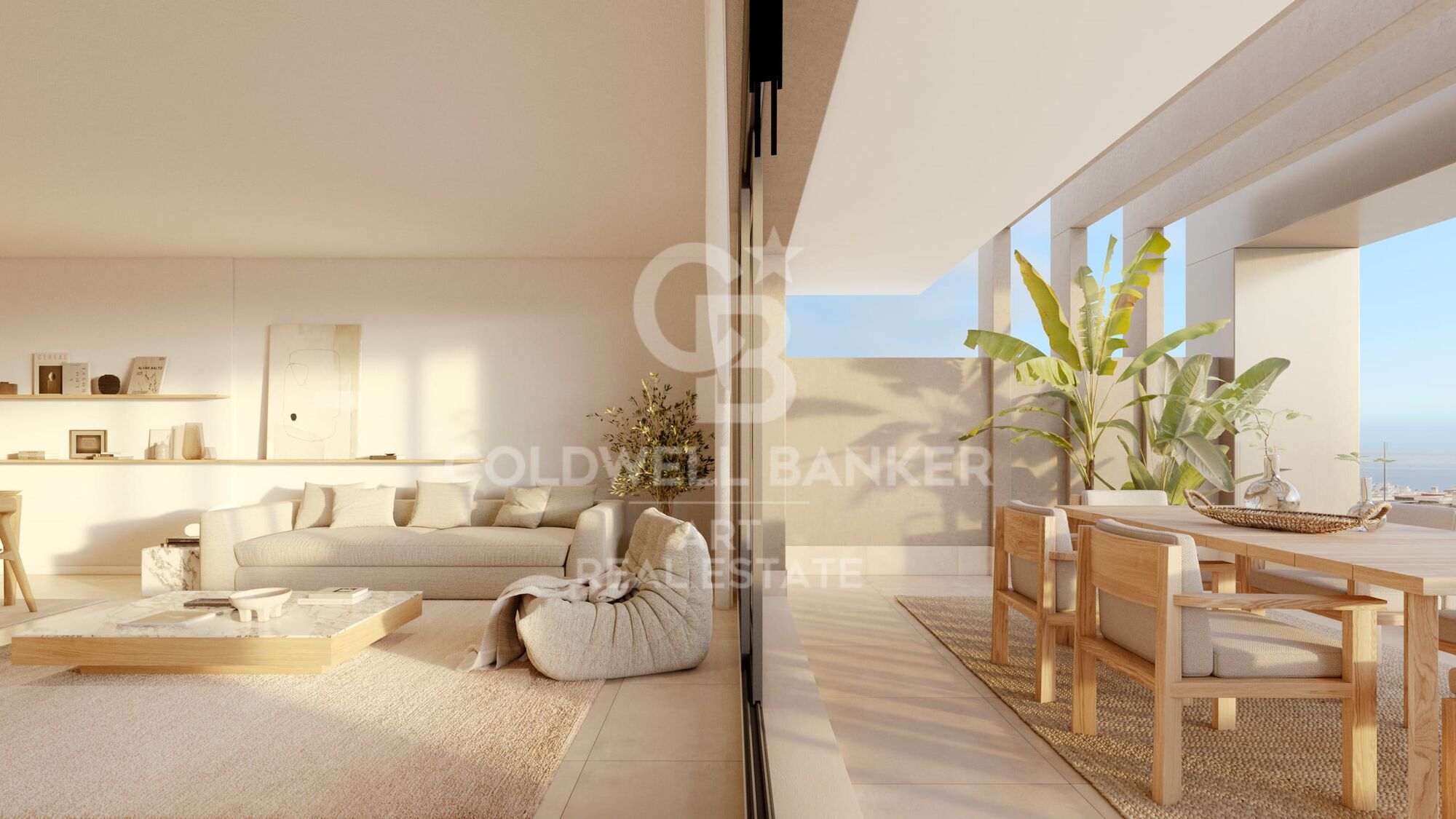Apartamentos y áticos de 2 y 3 dormitorios con vistas en Estepona