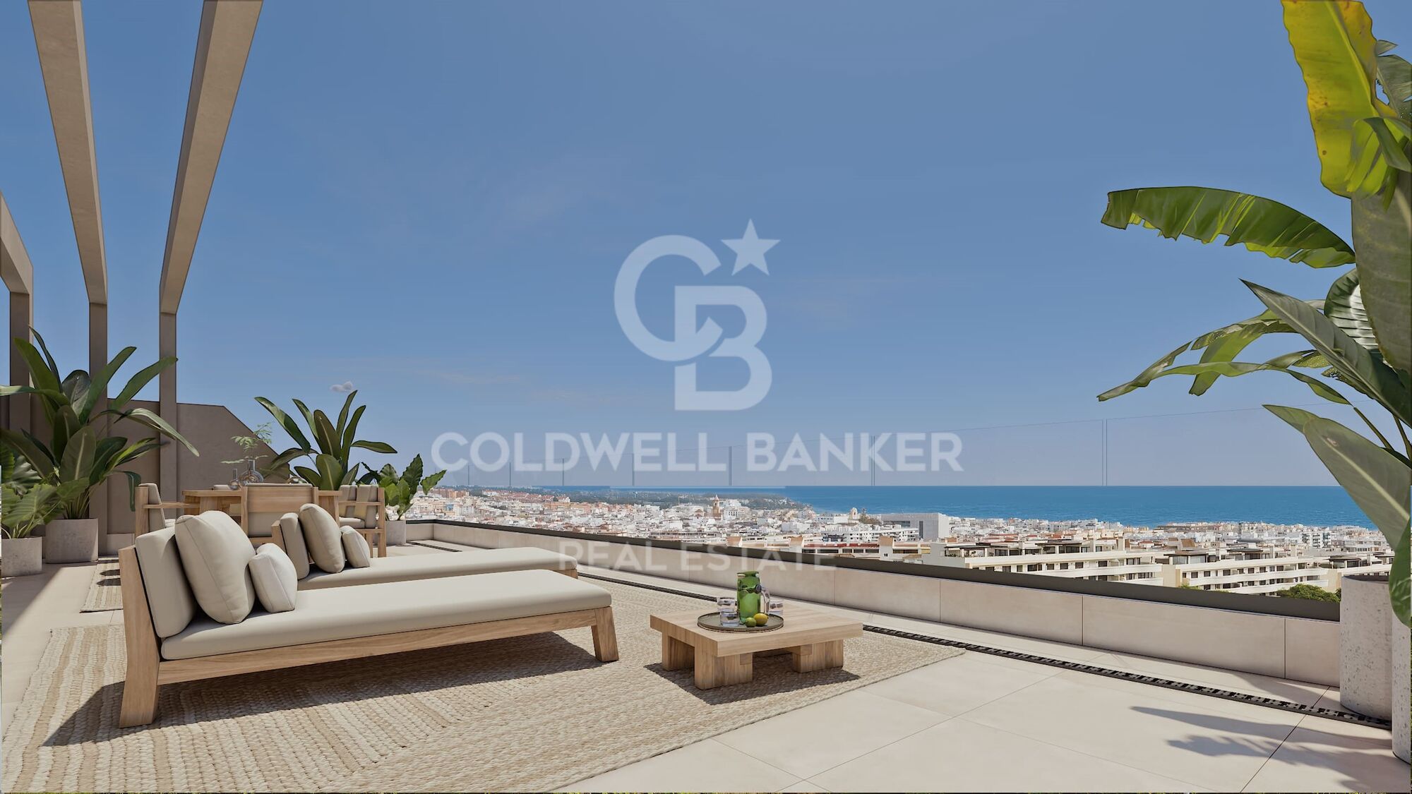 Ferienwohnungen und Penthäuser mit 2 und 3 Schlafzimmern und Aussicht in Estepona