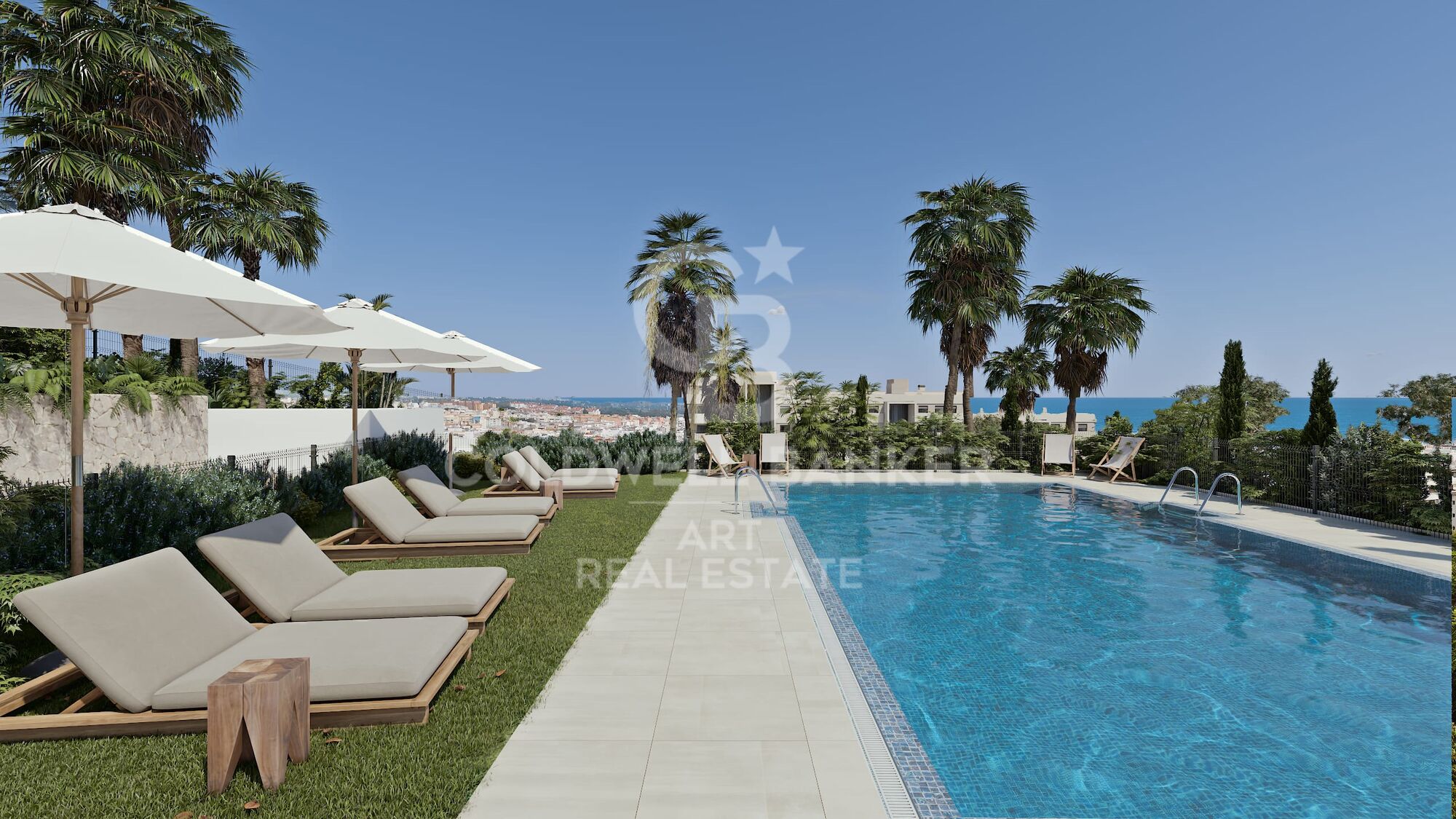 2 and 3 bedroom apartments and penthouses with views in Estepona