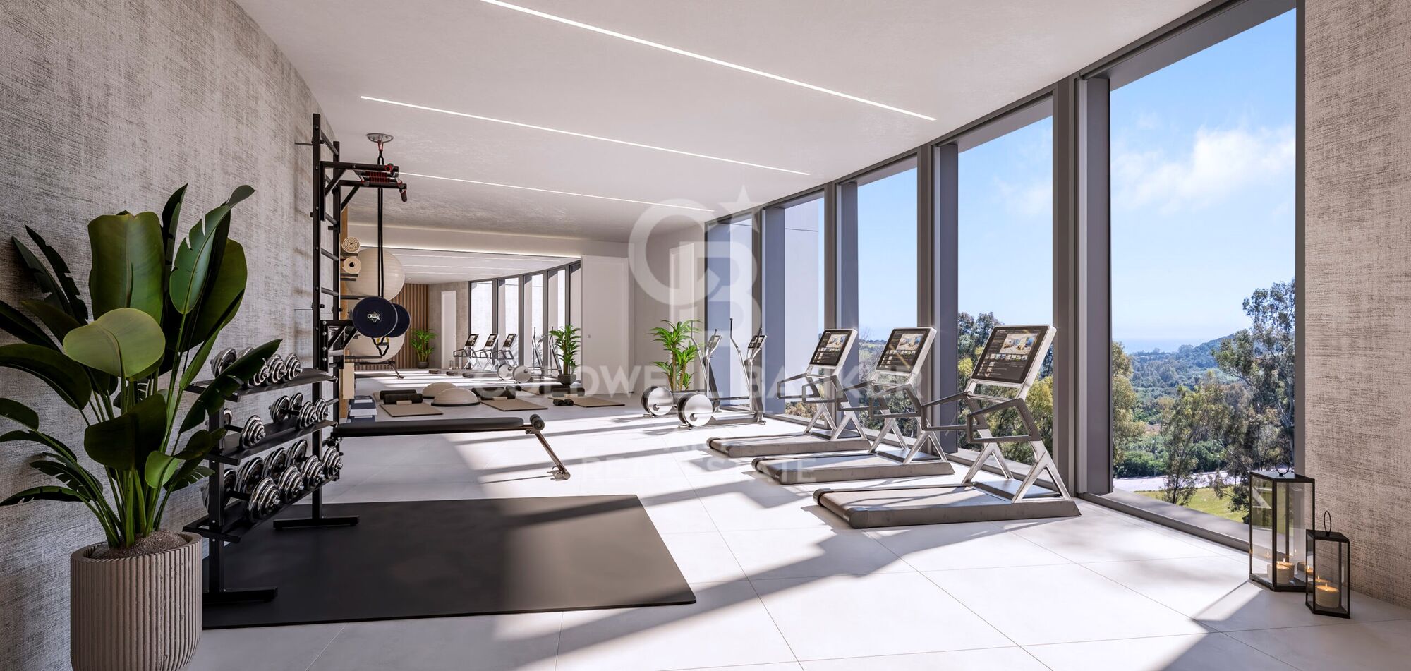 Apartments with one, two and three bedrooms in Estepona Golf