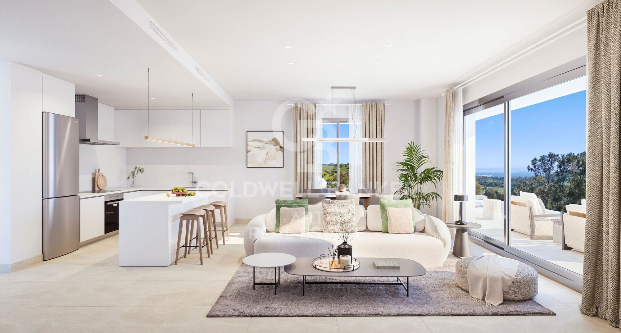 Appartements avec une, deux et trois chambres à Estepona Golf