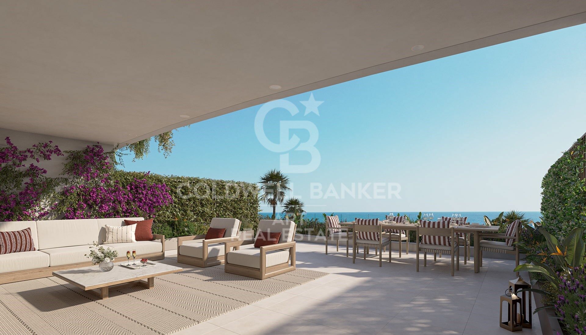 Apartamentos de 3 dormitorios con vistas al mar en Torremuelle, Benalmádena