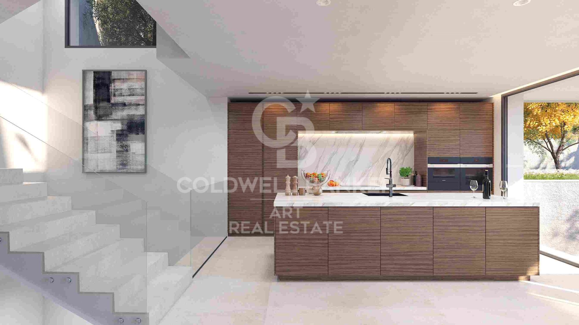 Modern 4-5 bedroom villas with sea views in East Málaga