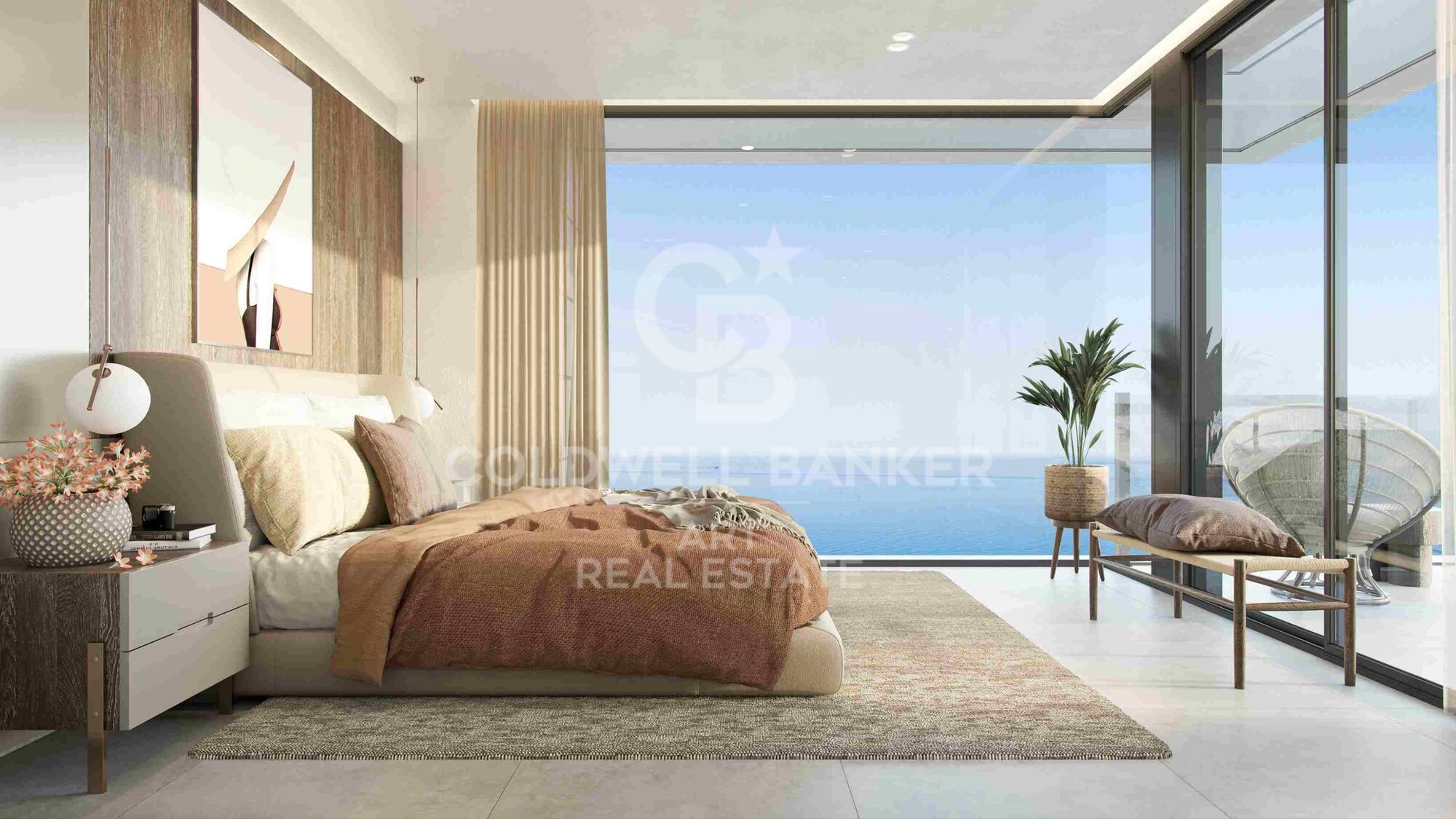 Villas modernas con 4-5 dormitorios con vistas al mar en Málaga Este