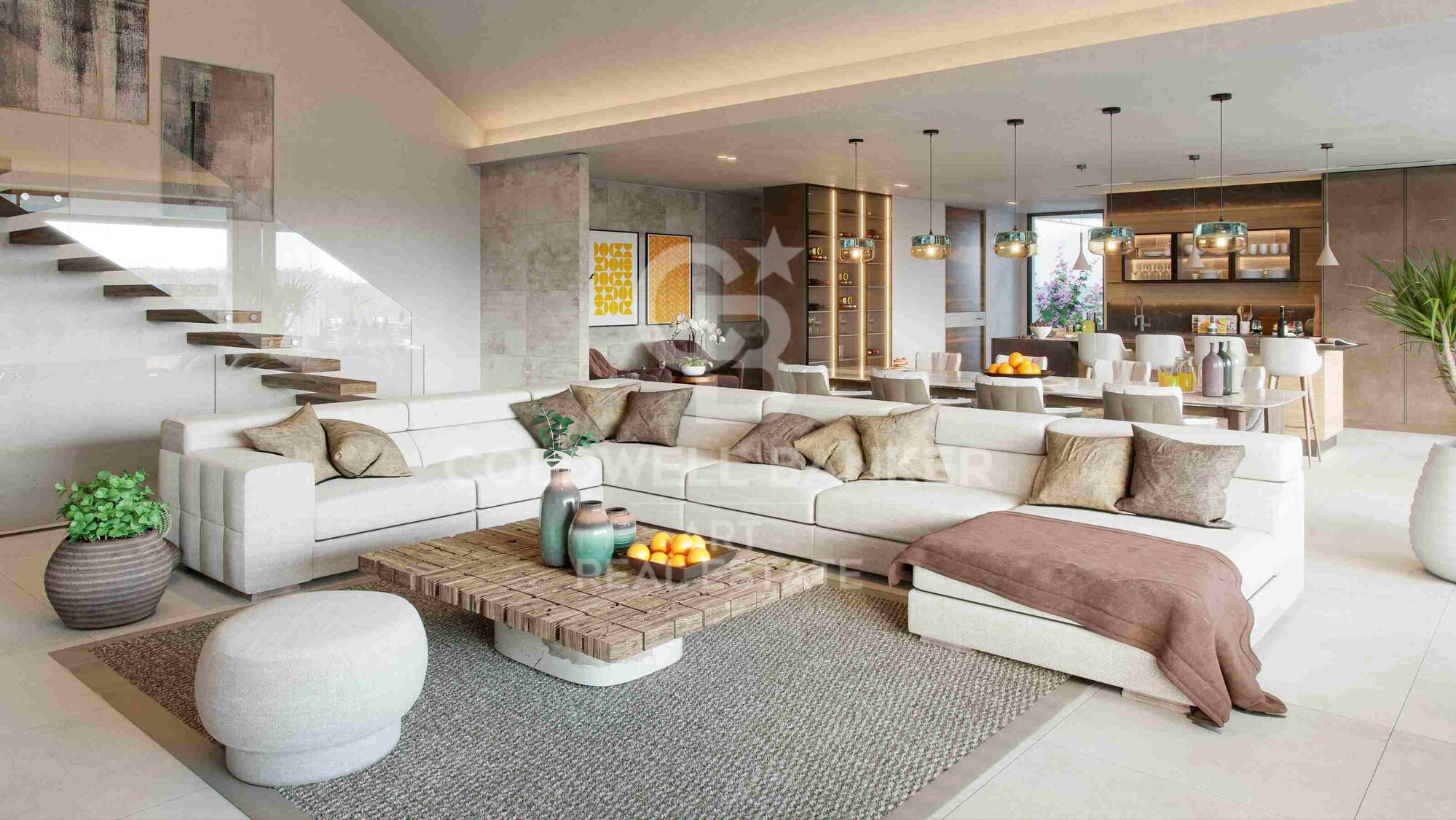 Villas modernas con 4-5 dormitorios con vistas al mar en Málaga Este
