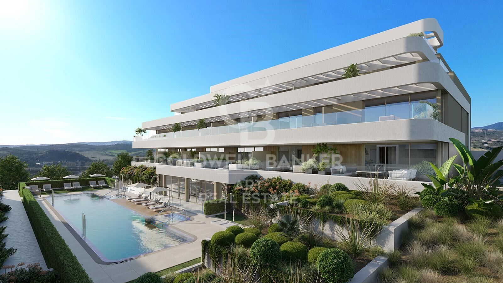 Appartements de 1, 2 et 3 chambres avec vue sur la mer à Estepona