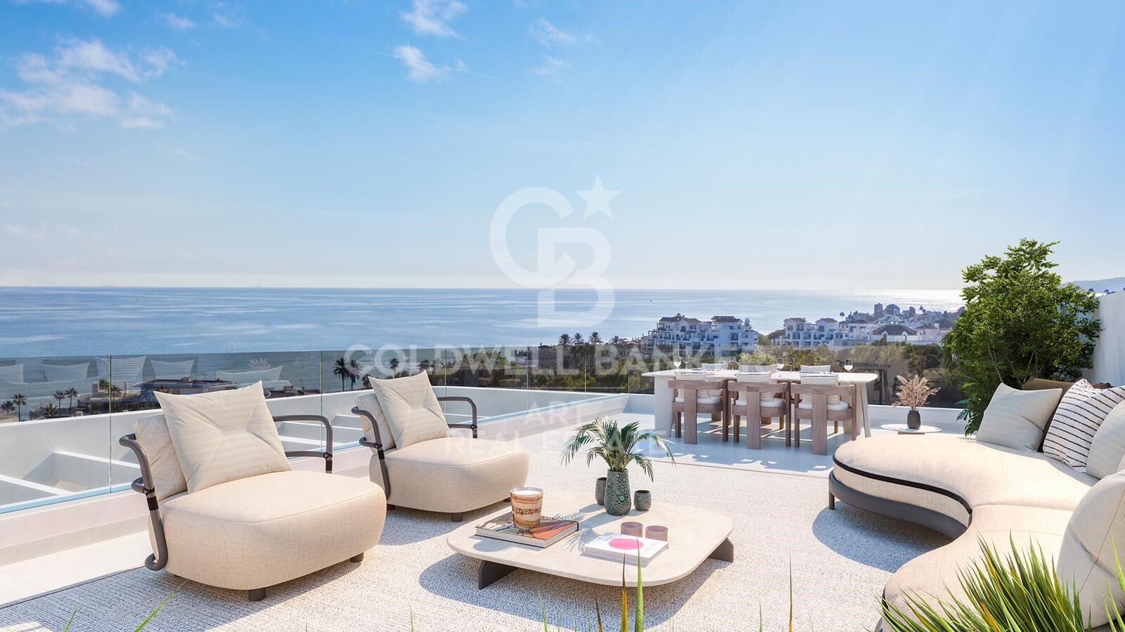 Wohnungen mit 1, 2 und 3 Schlafzimmern und Meerblick in Estepona