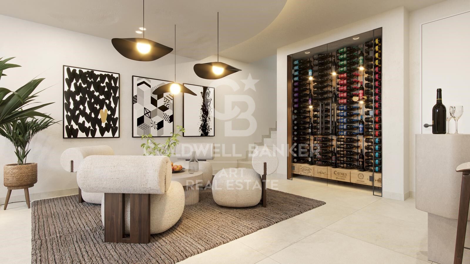 Modern 4-5 bedroom villas with sea views in East Málaga