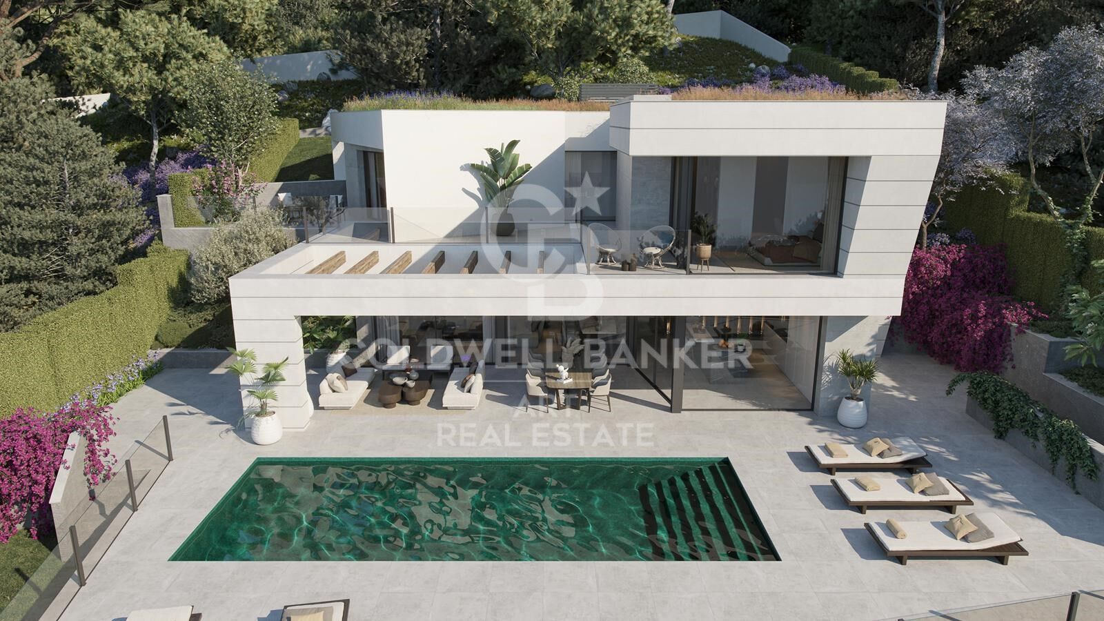 Modern 4-5 bedroom villas with sea views in East Málaga