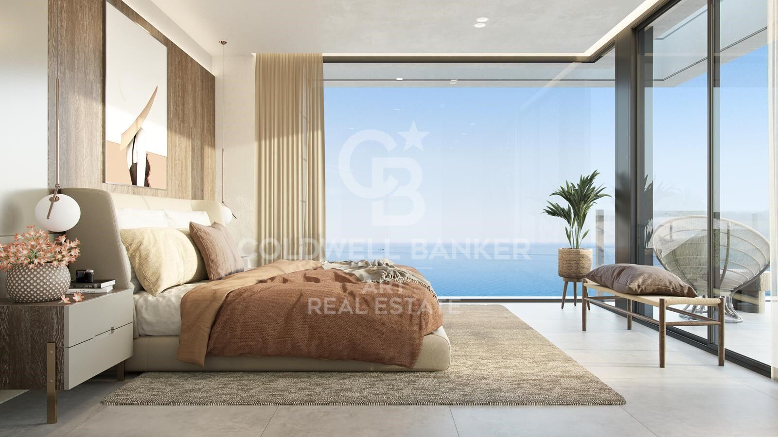 Villas modernas con 4-5 dormitorios con vistas al mar en Málaga Este