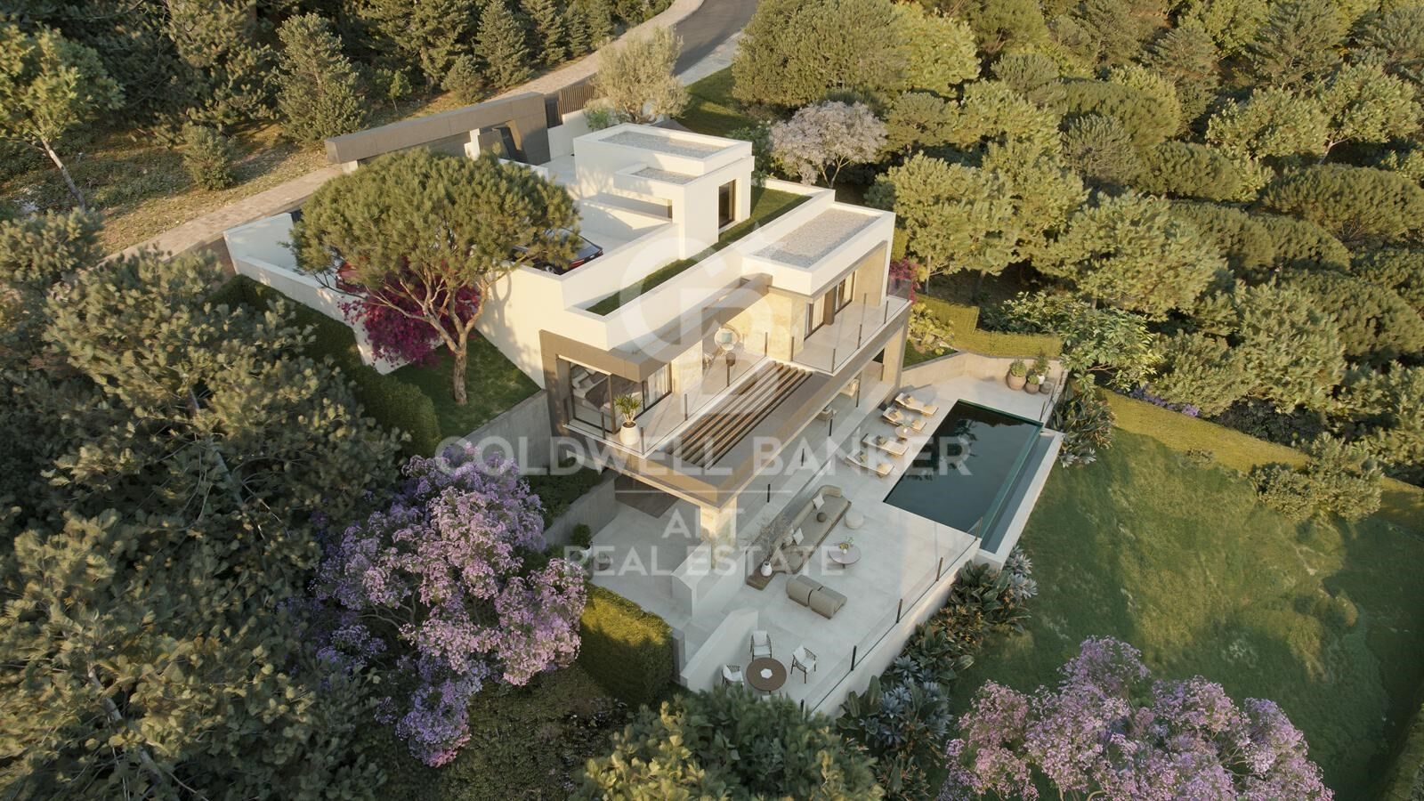 Villas modernas con 4-5 dormitorios con vistas al mar en Málaga Este