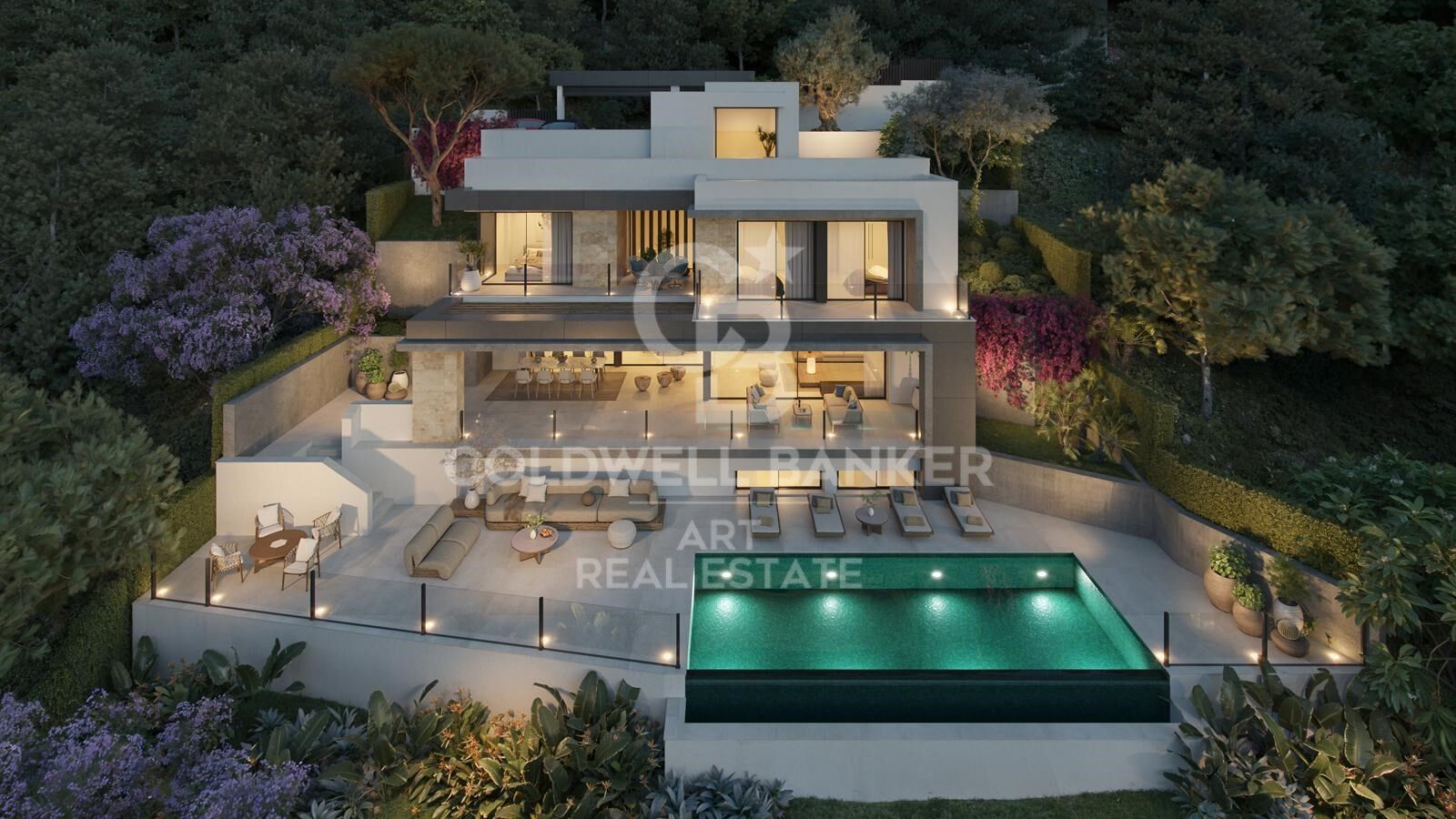 Modern 4-5 bedroom villas with sea views in East Málaga