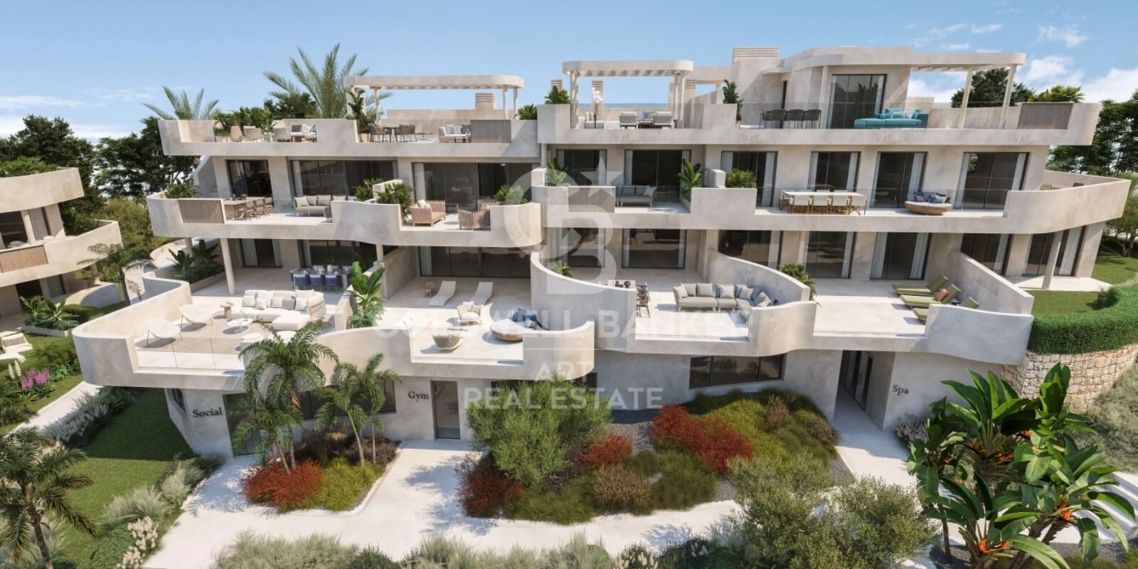 Áticos y apartamentos de 2,3 y 4 dormitorios en Estepona
