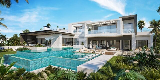 7 bedroom villas on large plots in El Paraiso Alto, Benahavis