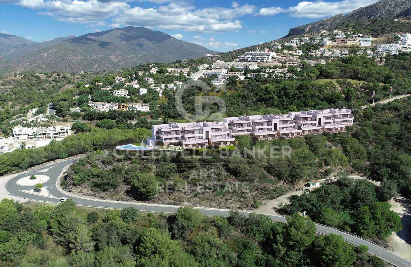 Increíbles apartamentos de obra nueva con vistas panorámicas en Istán