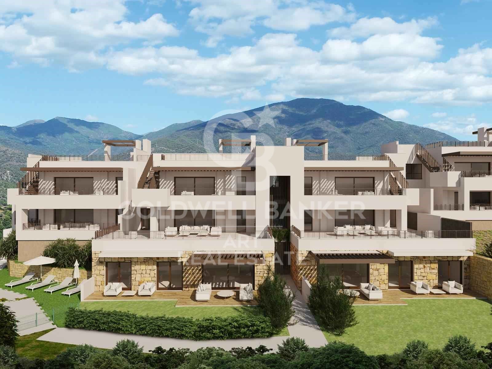 Increíbles apartamentos de obra nueva con vistas panorámicas en Istán