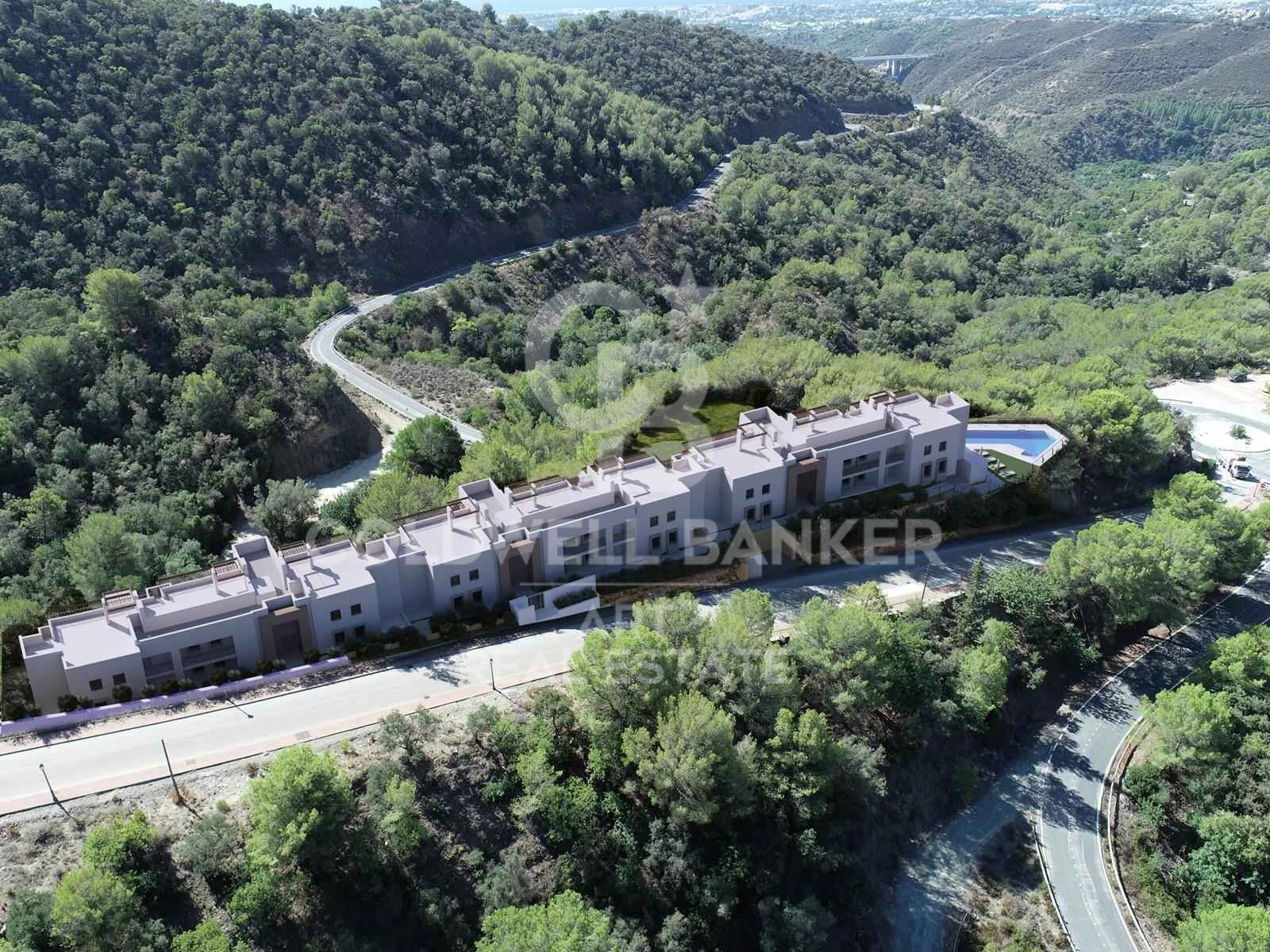 Increíbles apartamentos de obra nueva con vistas panorámicas en Istán