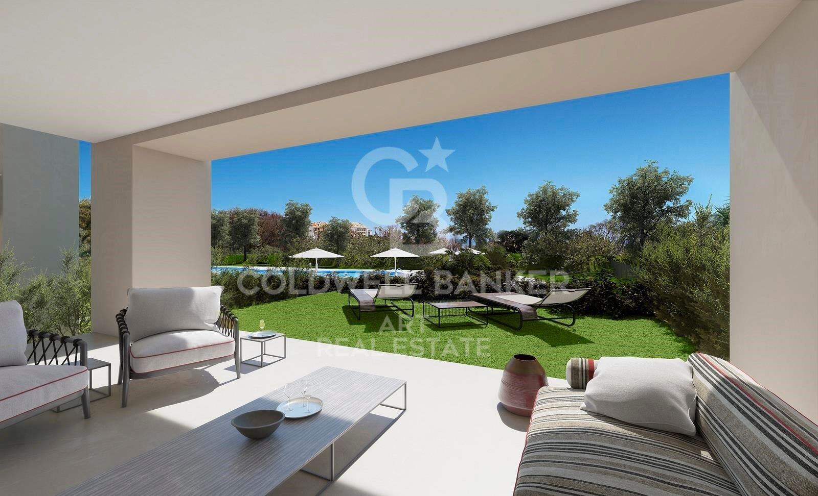 Apartments in a unique beach and golf setting in Casares Costa