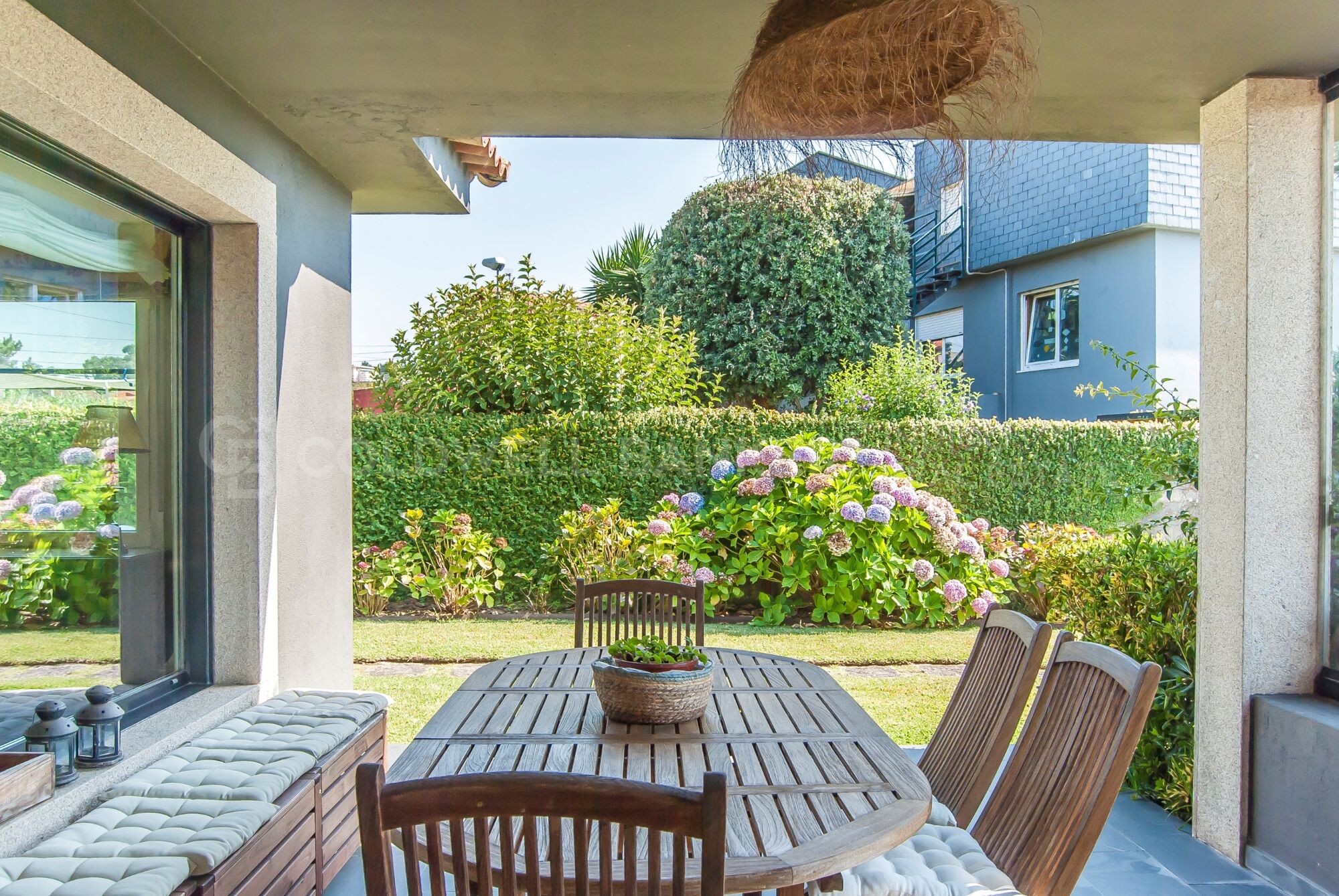 Luxury villa in Playa America with sea views and private access street