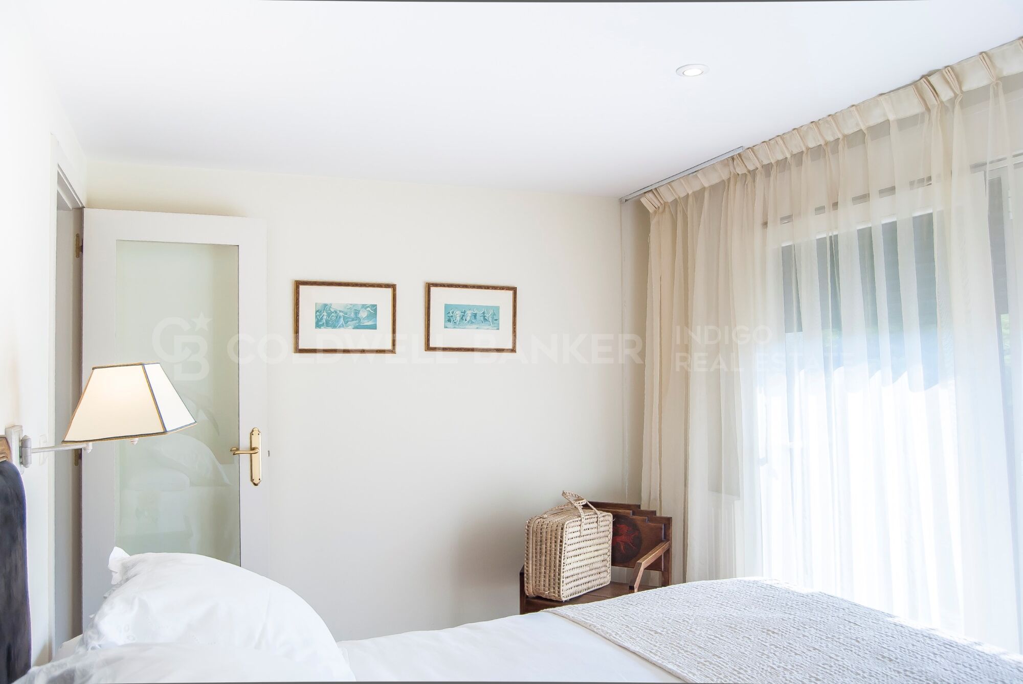 Luxury villa in Playa America with sea views and private access street