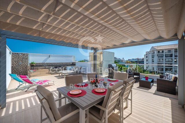Modernes Penthouse am Strand von San Pedro, Marbella - Nur 3 Minuten zum Meer
