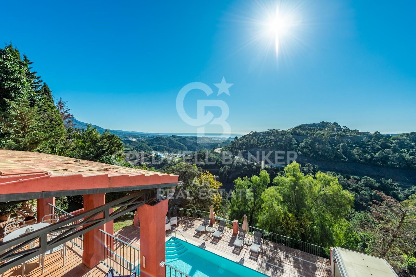 Elegantes Anwesen mit Hauptvilla, Gästehaus und Panoramablick, El Madroñal, Benahavís