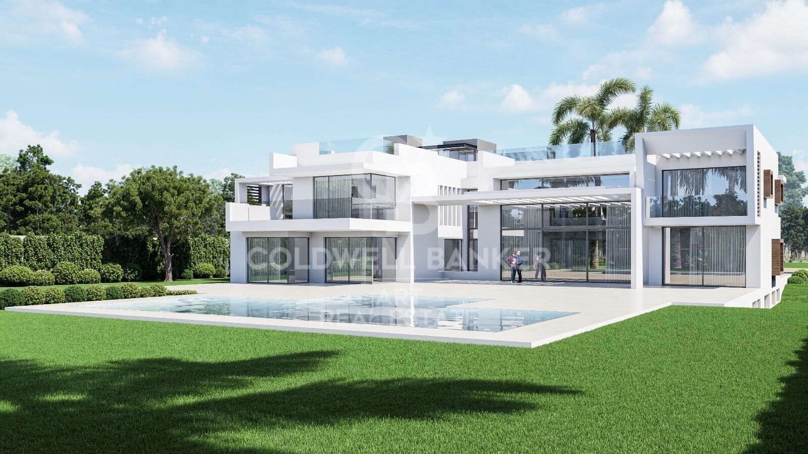 Villa de luxe moderne en construction, Guadalmina Baja, Marbella