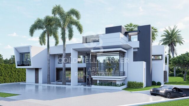 Moderne Luxusvilla im Bau, Guadalmina Baja, Marbella