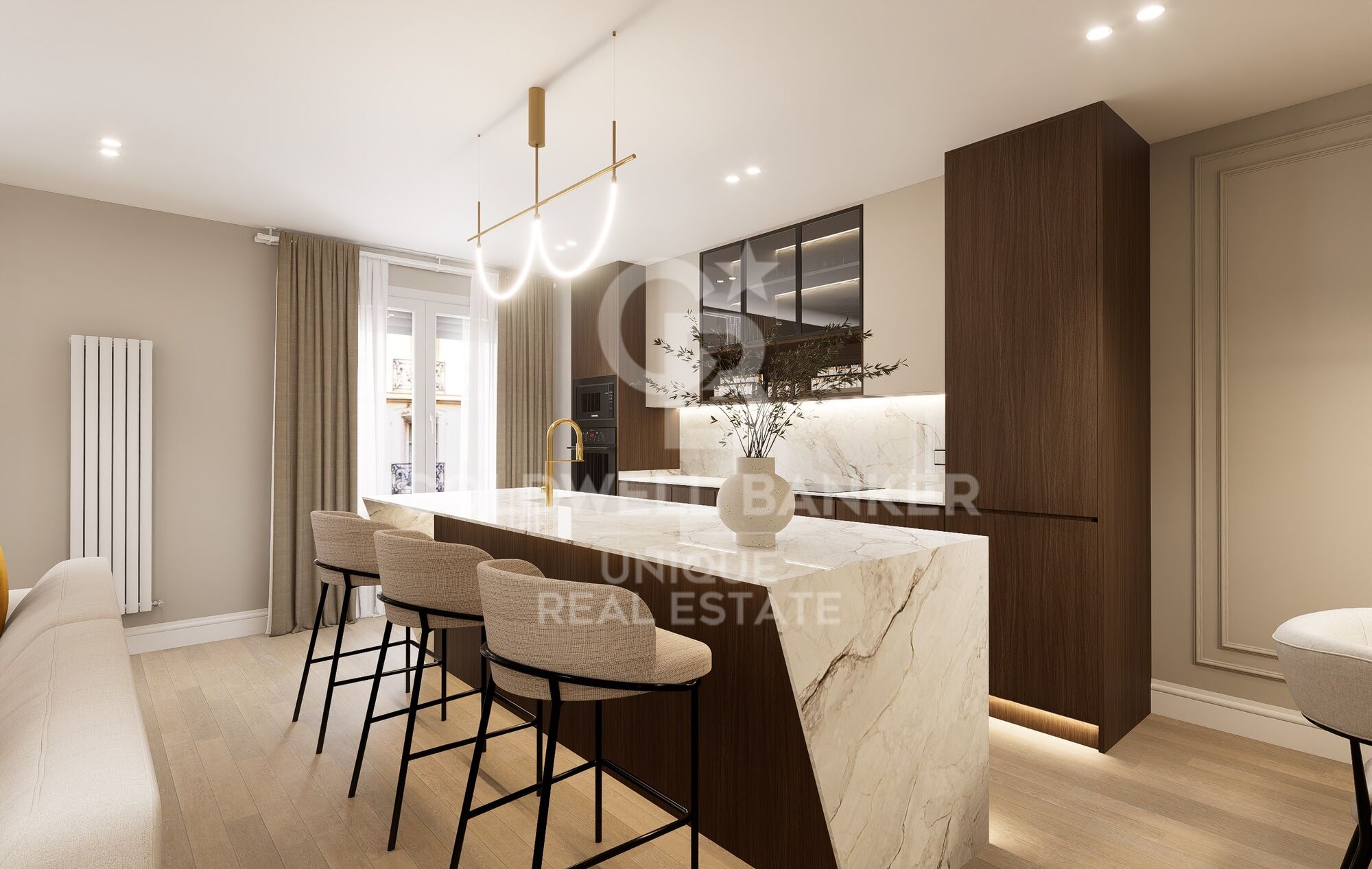 Brand new 2-bedroom flat in the Barrio de Salamanca, Madrid