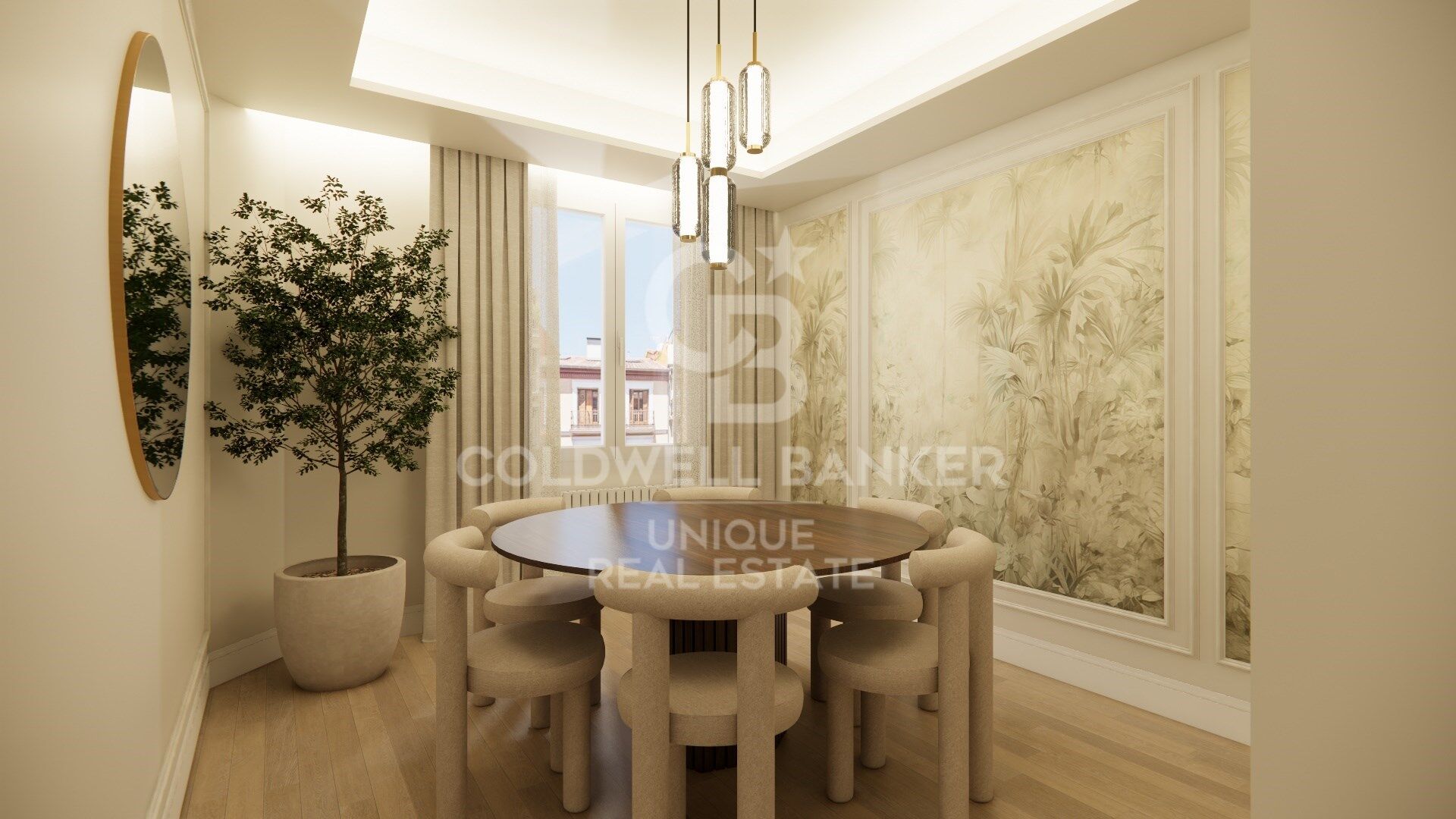 Brand new 4-bedroom penthouse with terrace and pool in the centre of Madrid