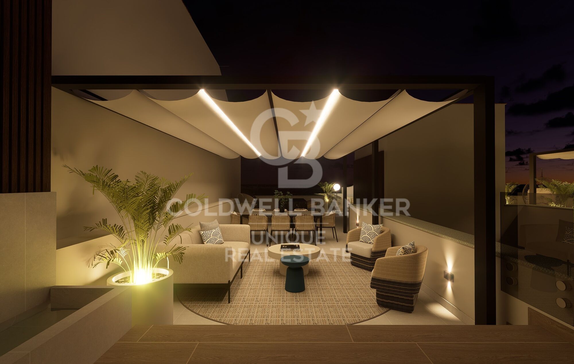 Brand new 4-bedroom penthouse with terrace and pool in the centre of Madrid