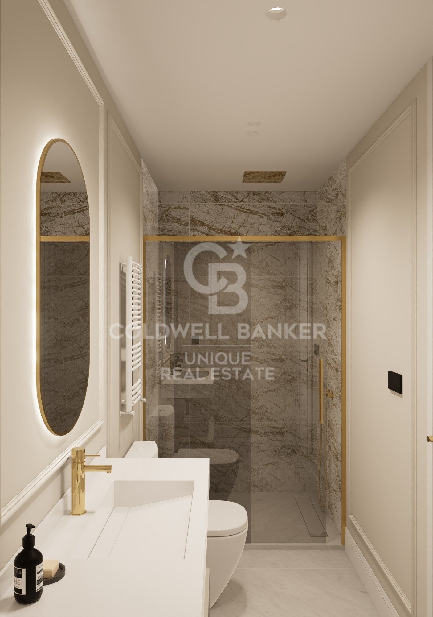 Brandneue 3-Zimmer-Außenwohnung mit Terrasse in Castellana, Madrid