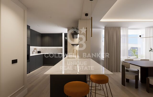 Brand new 3-bedroom exterior flat with terrace in Castellana, Madrid