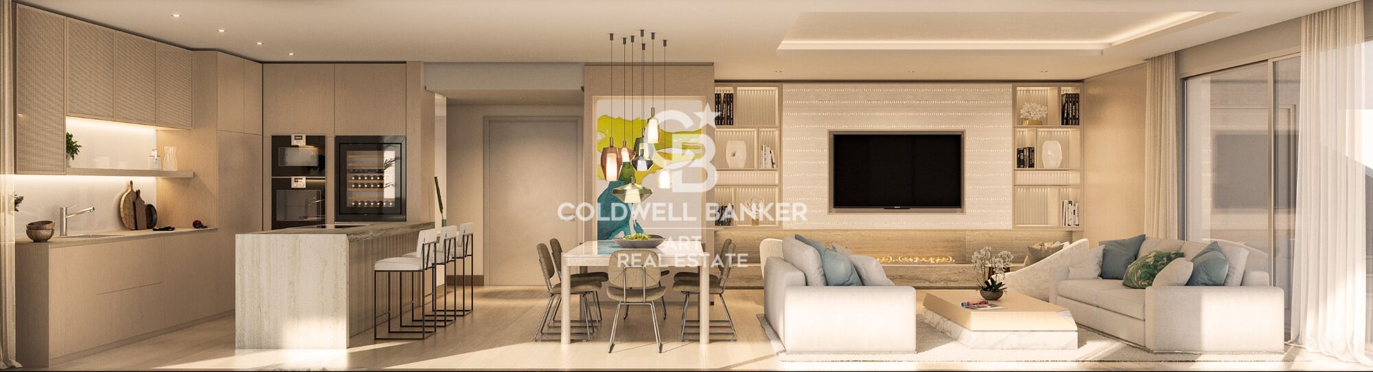 Luxusresidenzen mit privatem Pool und Premium-Annehmlichkeiten an der Mittelmeerküste