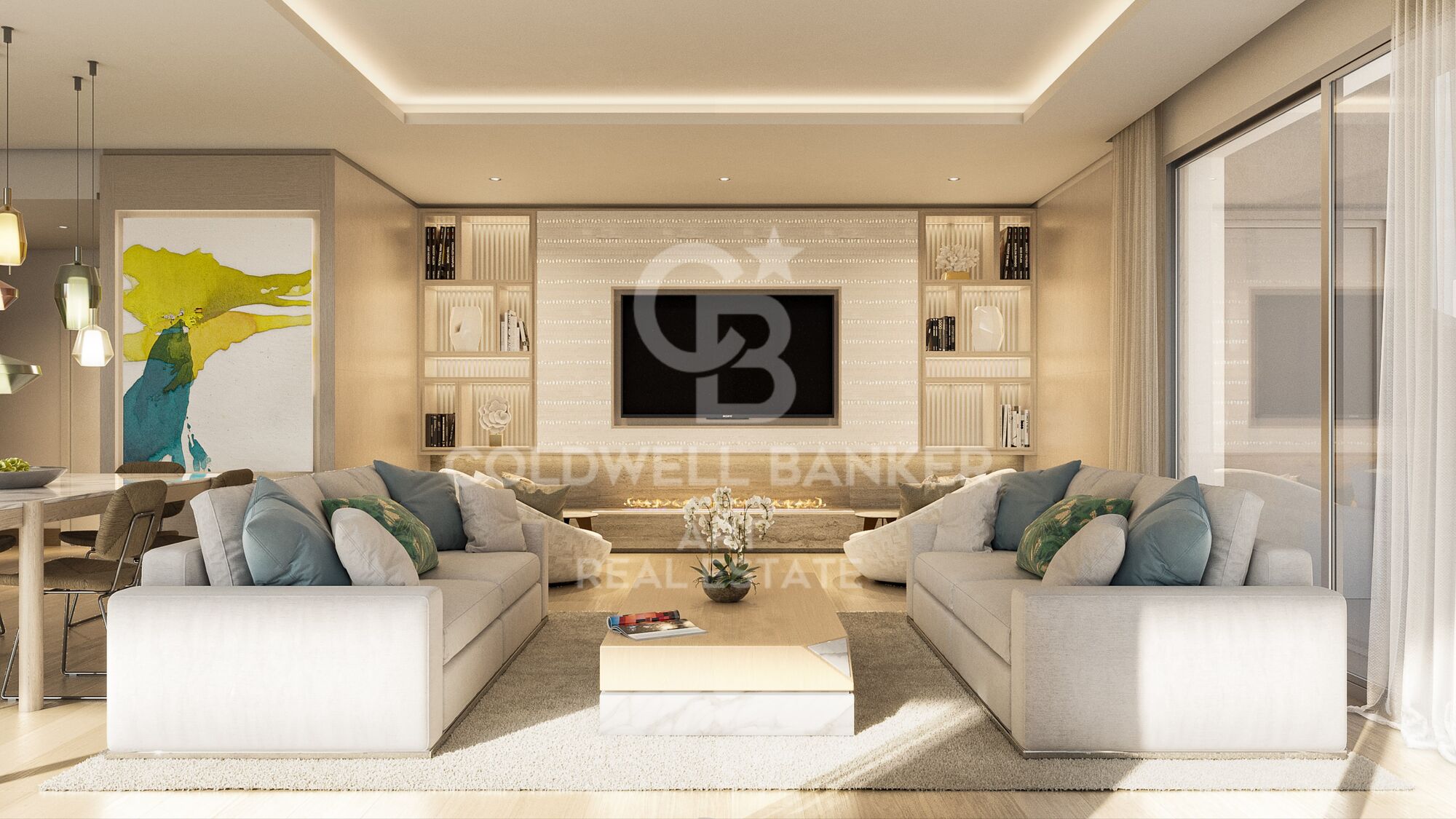 Luxusresidenzen mit privatem Pool und Premium-Annehmlichkeiten an der Mittelmeerküste