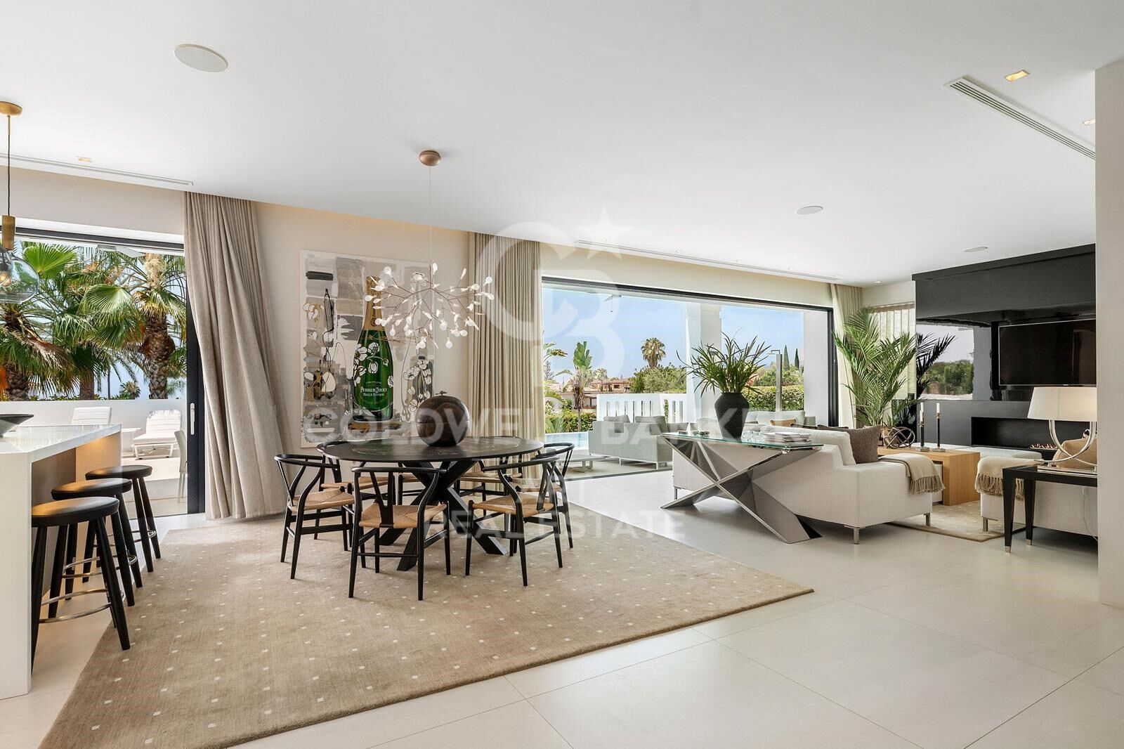 Elegante villa contemporánea con impresionantes vistas en Nagüeles, Milla de Oro de Marbella