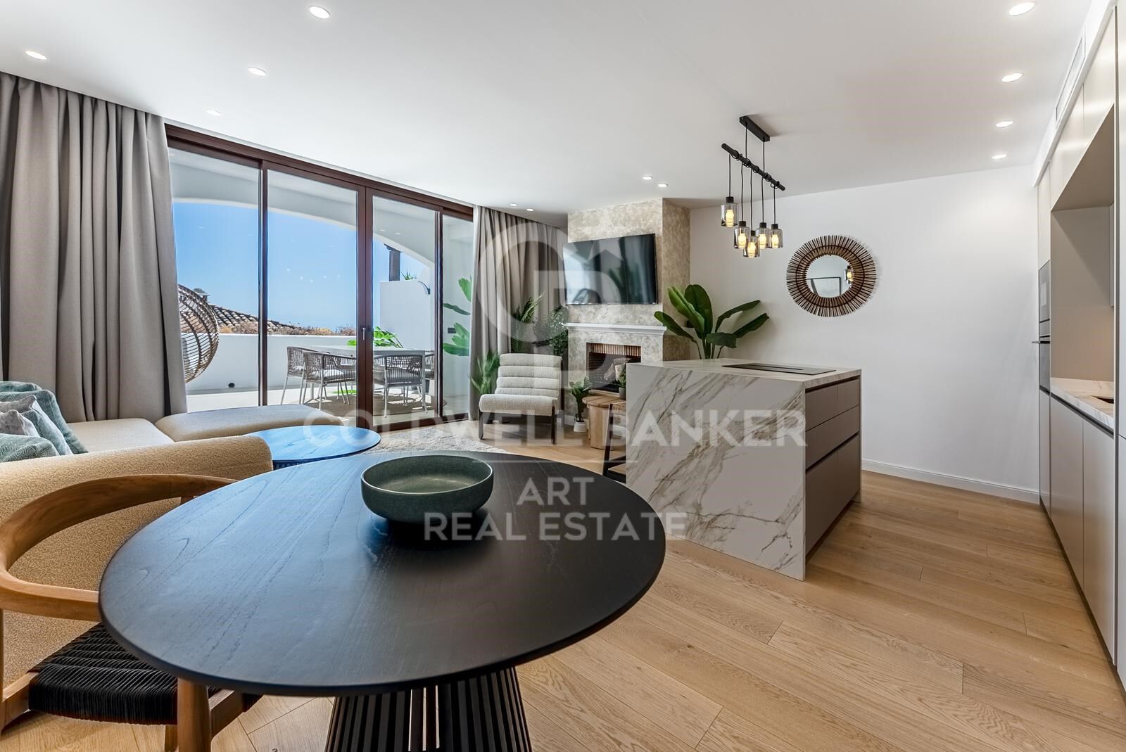 Encantadora casa en comunidad exclusiva con vistas al mar, Los Arqueros, Benahavís