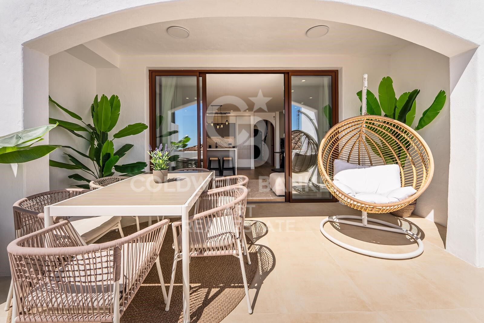 Encantadora casa en comunidad exclusiva con vistas al mar, Los Arqueros, Benahavís