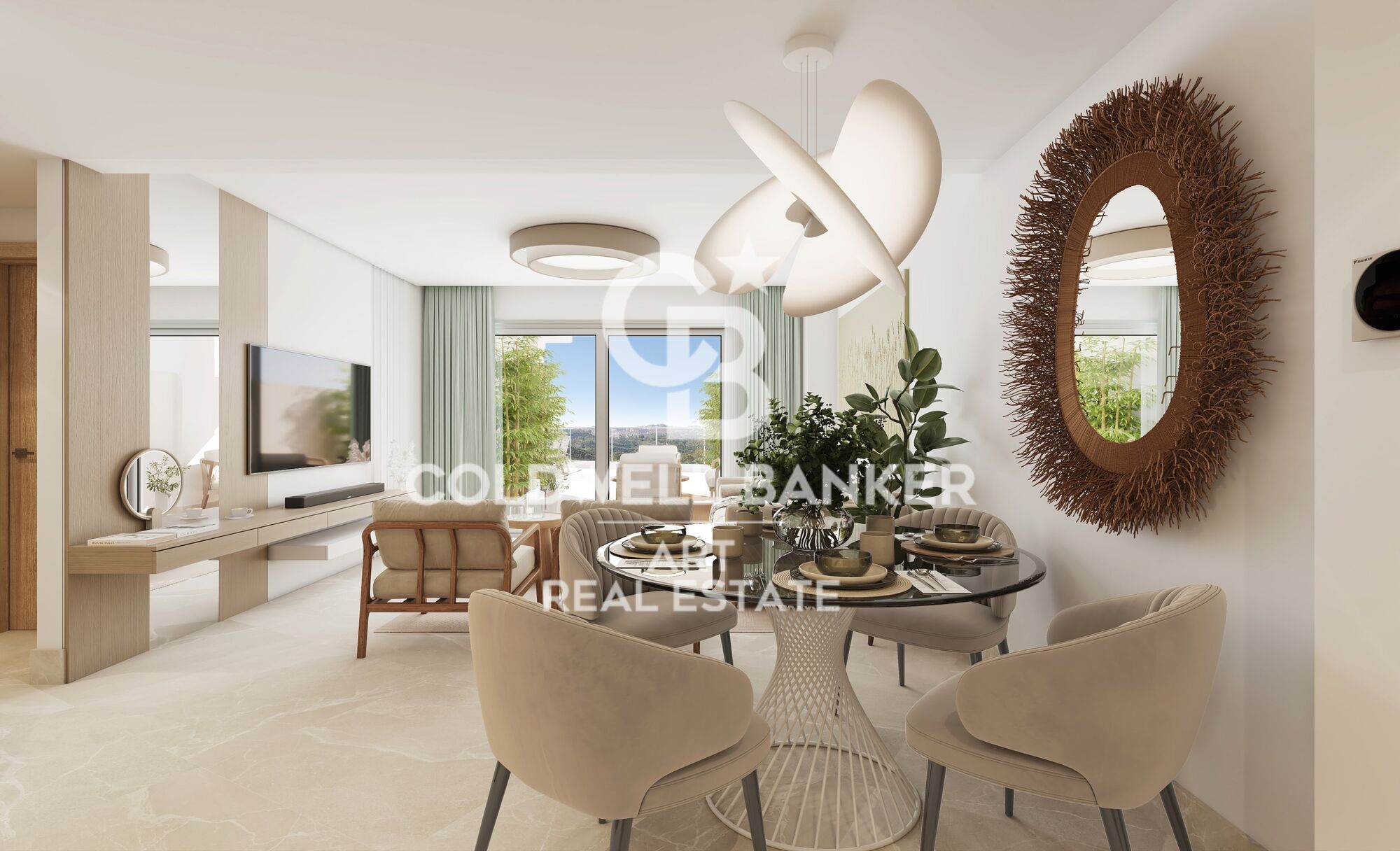 Nouveaux appartements avec vue panoramique à Mijas