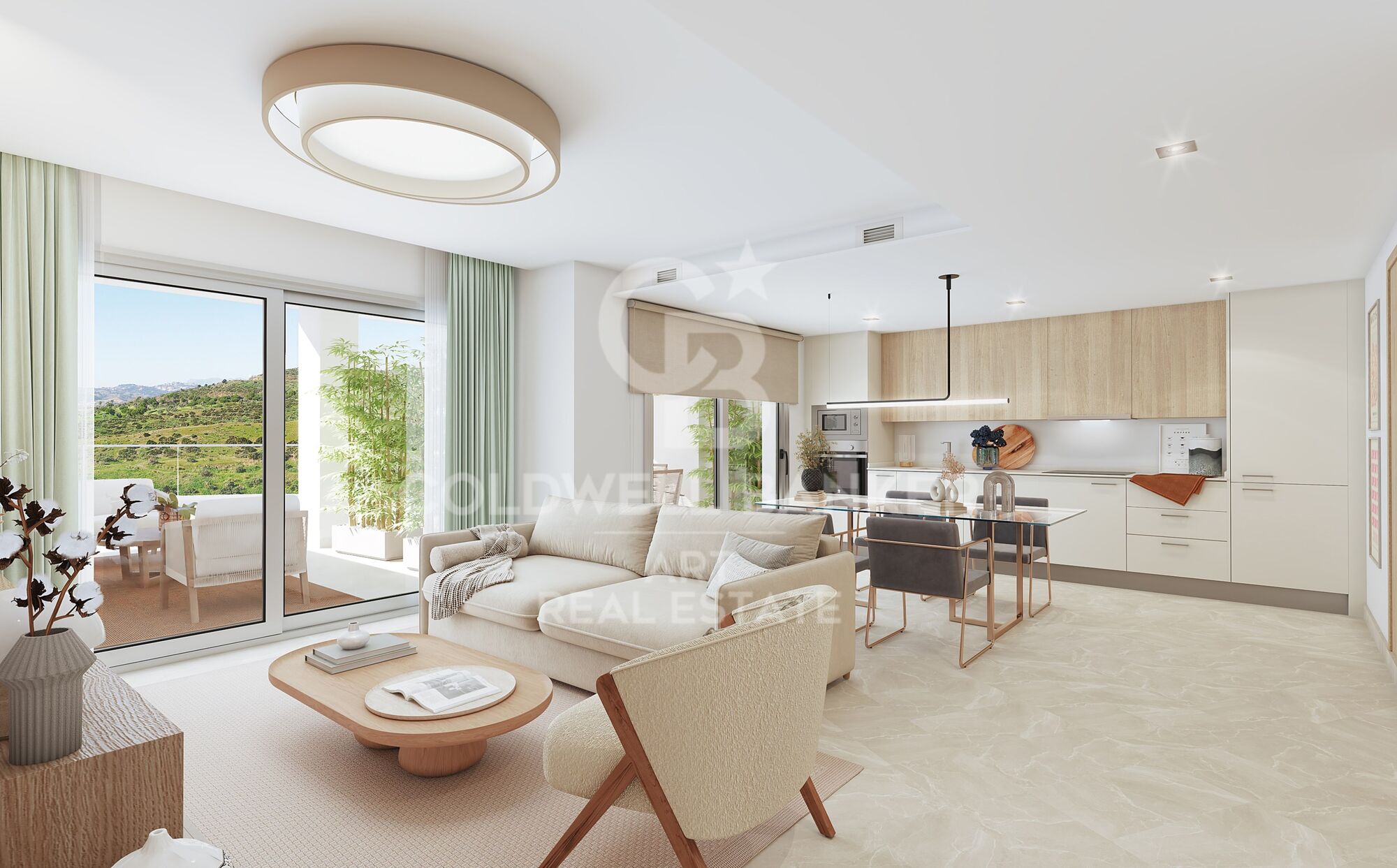 Neue Apartments mit Panoramablick in Mijas