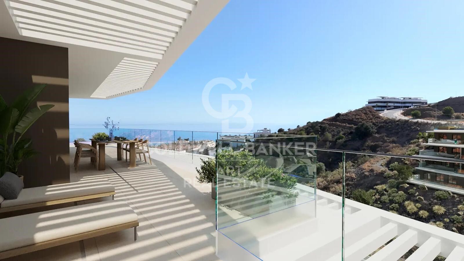 Espectaculares apartamentos de obra nueva con vistas increíbles al mar en Rincón de la Victoria