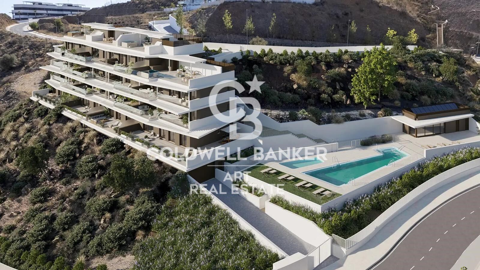 Espectaculares apartamentos de obra nueva con vistas increíbles al mar en Rincón de la Victoria