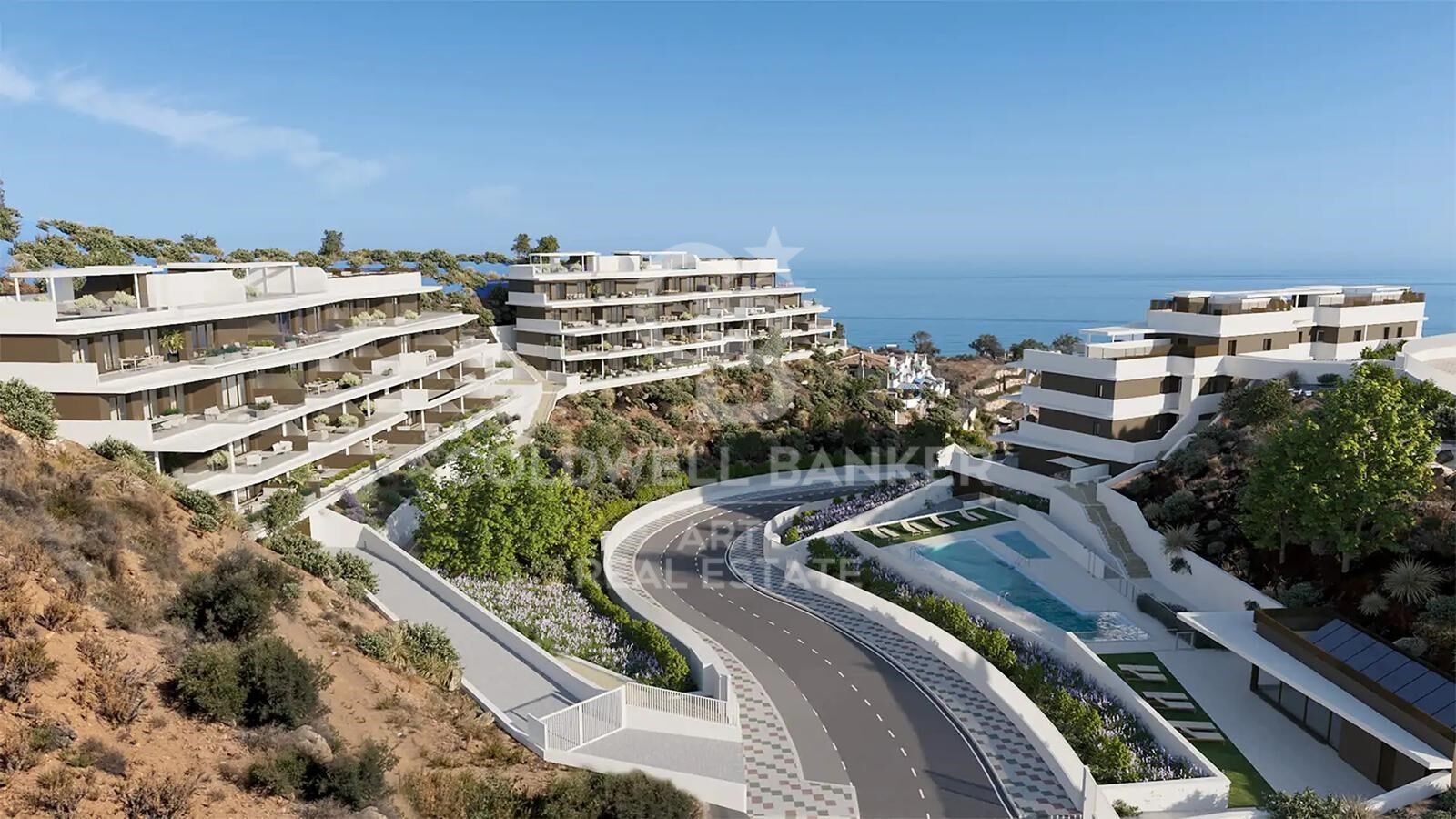 Appartements neufs spectaculaires avec vue imprenable sur la mer à Rincon de la Victoria
