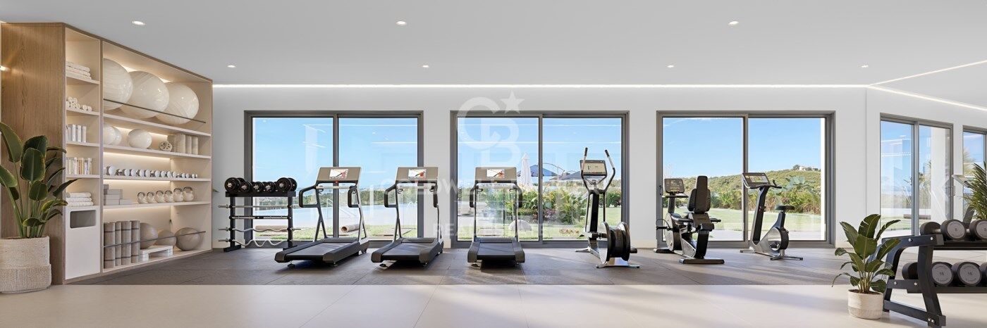 Apartments with views of the Mediterranean in Casares Golf