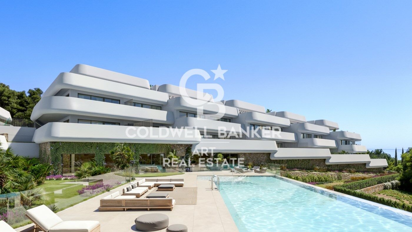 Apartments mit Blick auf das Mittelmeer in Casares Golf