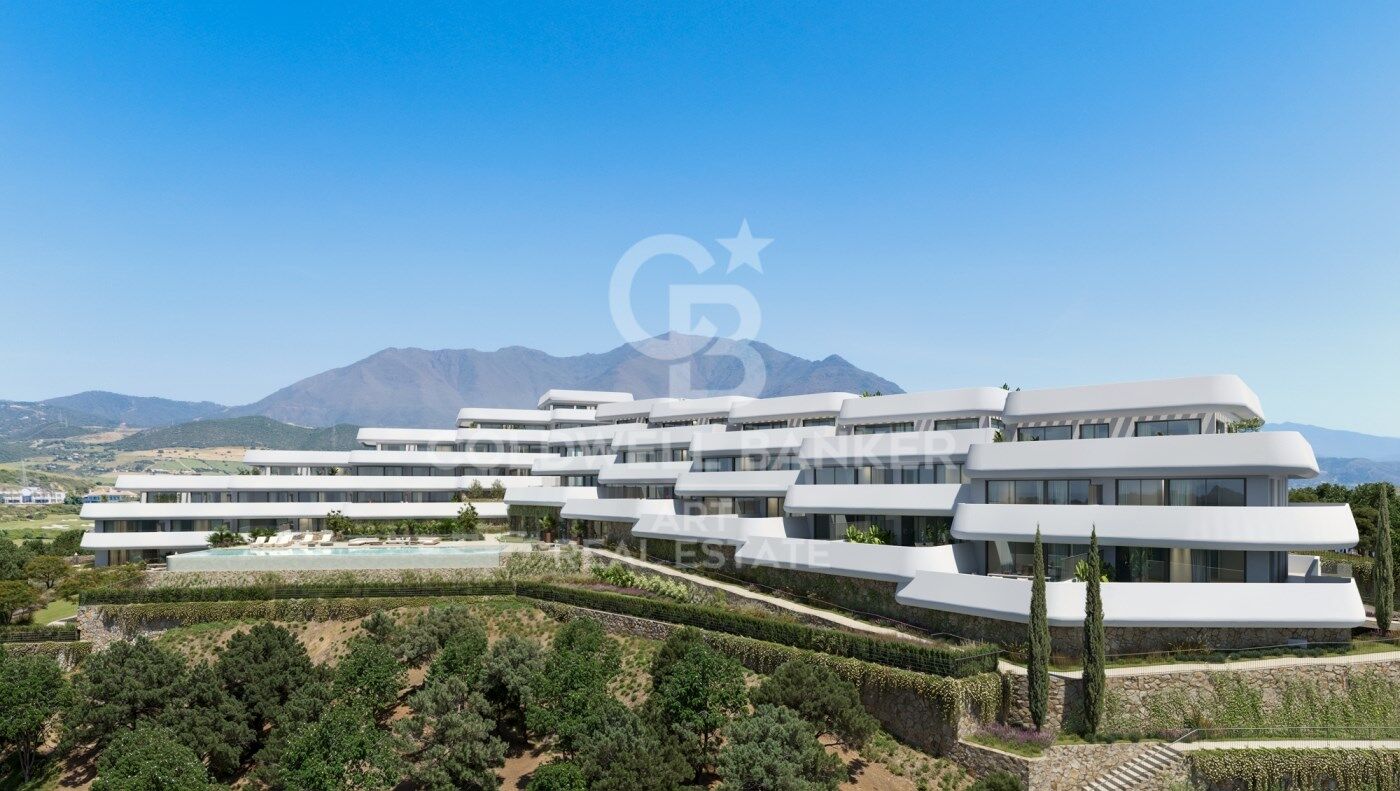 Apartments mit Blick auf das Mittelmeer in Casares Golf