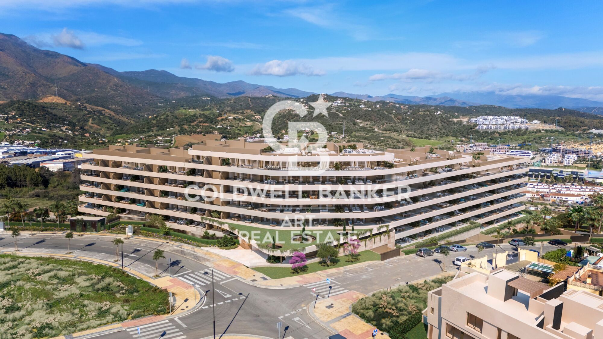 Large residential complex in the Mesas area, Estepona