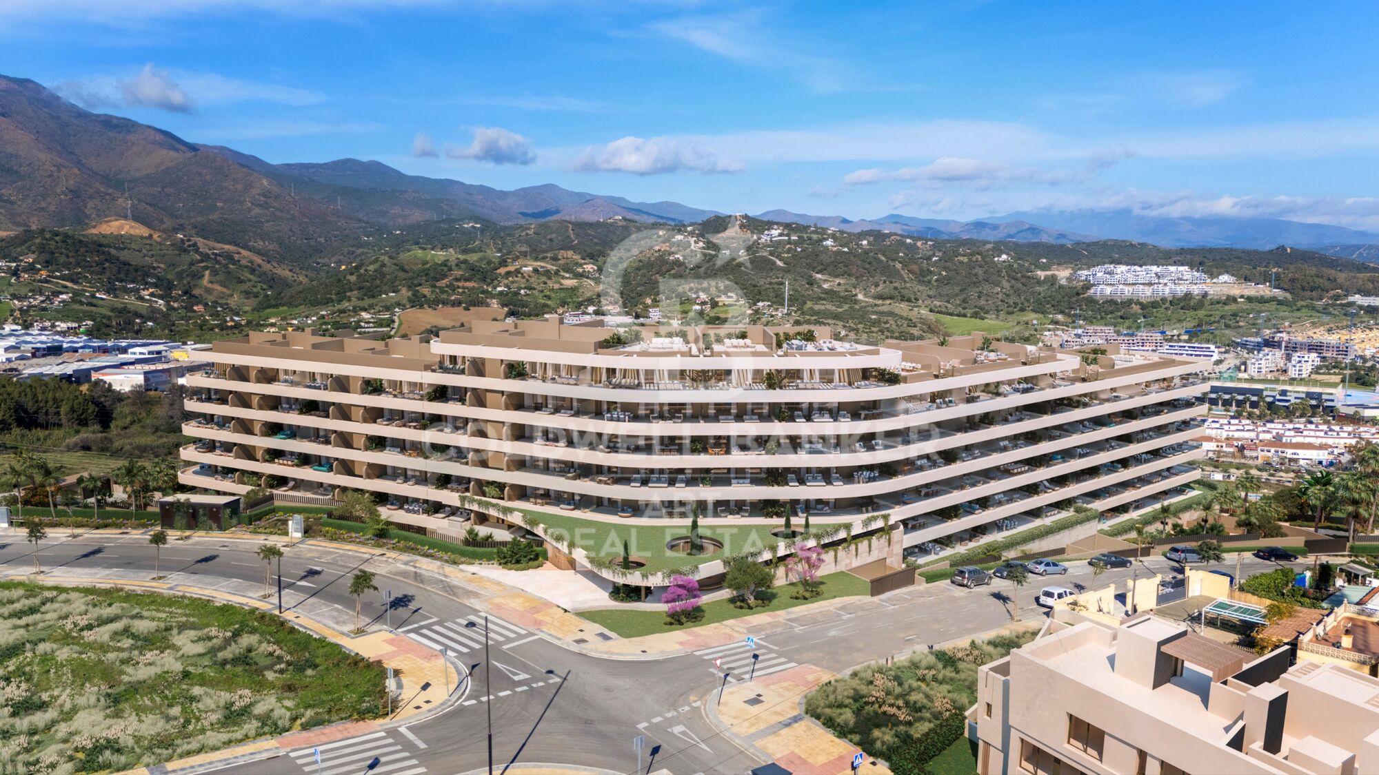 Große Wohnanlage in den Gebieten Las Mesas, Estepona