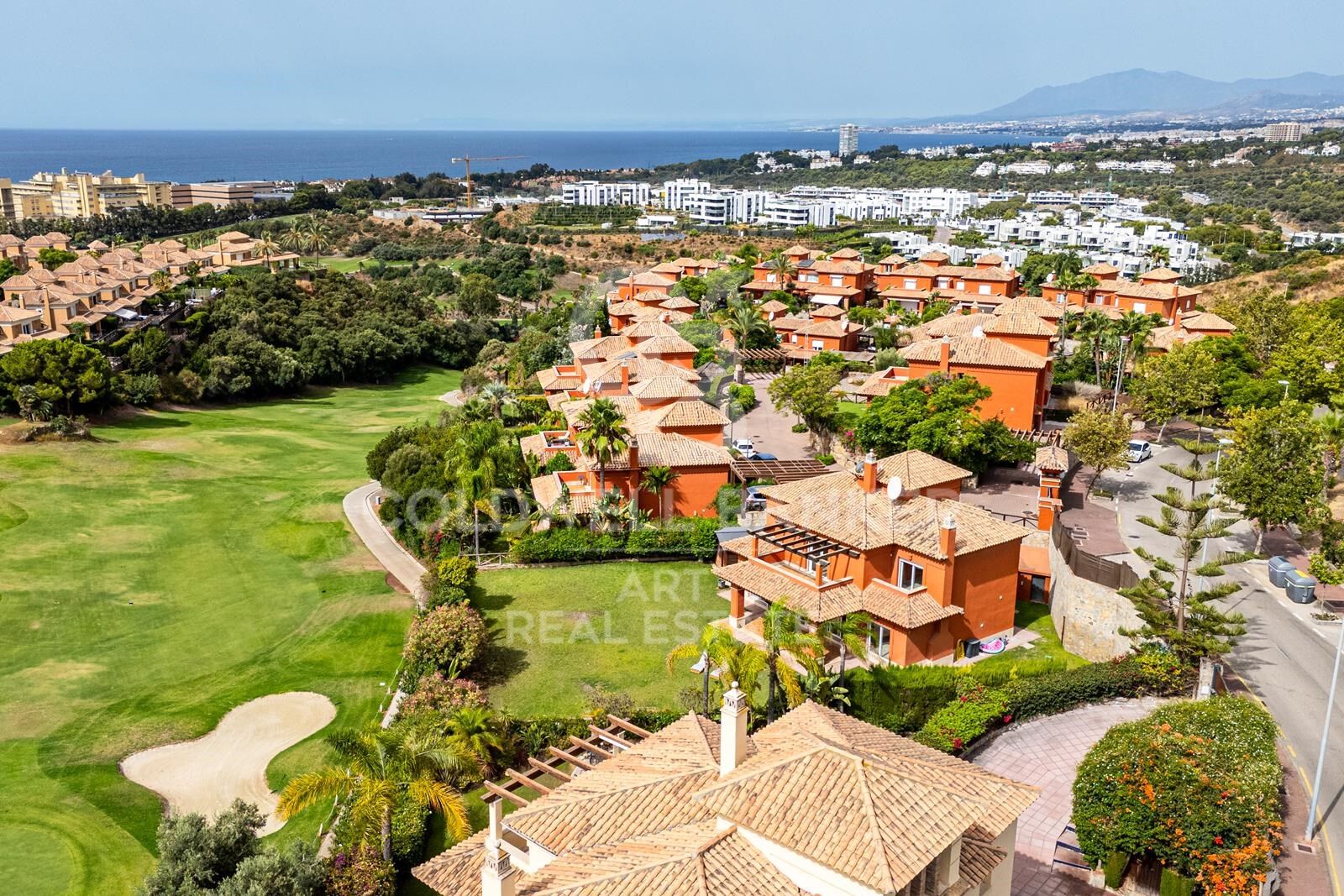 Elegant frontline golf villa in Marbella with timeless Mediterranean charm